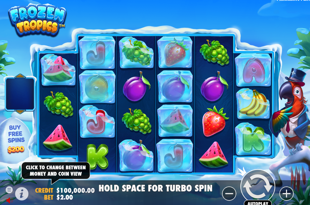 Игровой автомат Frozen Tropics от Pragmatic Play